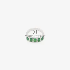 Anello donna veretta 5 pietre