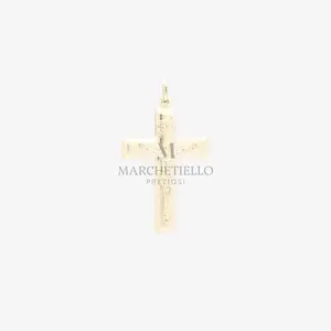 Croce lati quadrati con Cristo