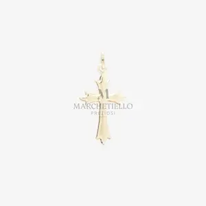 Croce con lati appuntiti senza cristo