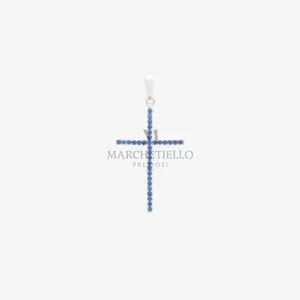 Croci zirconate doppia faccia