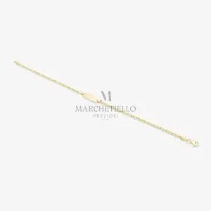 Bracciale targa con funetta