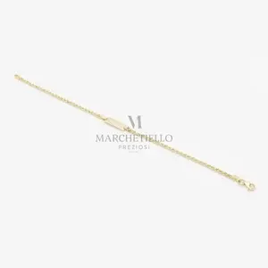 Bracciale targa con funetta