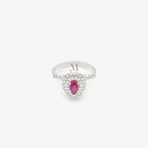 Anello donna con zirconi