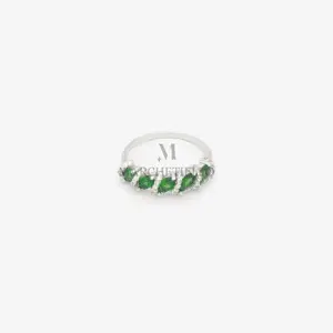 Anello donna veretta 5 pietre