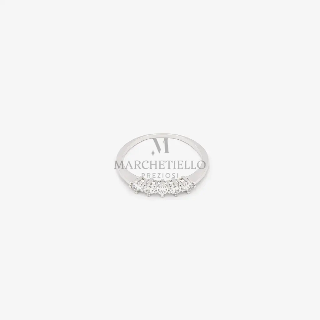 Anello 5 pietre