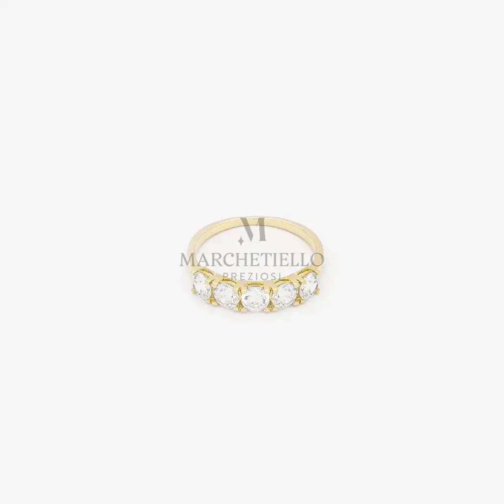 Anello 5 pietre