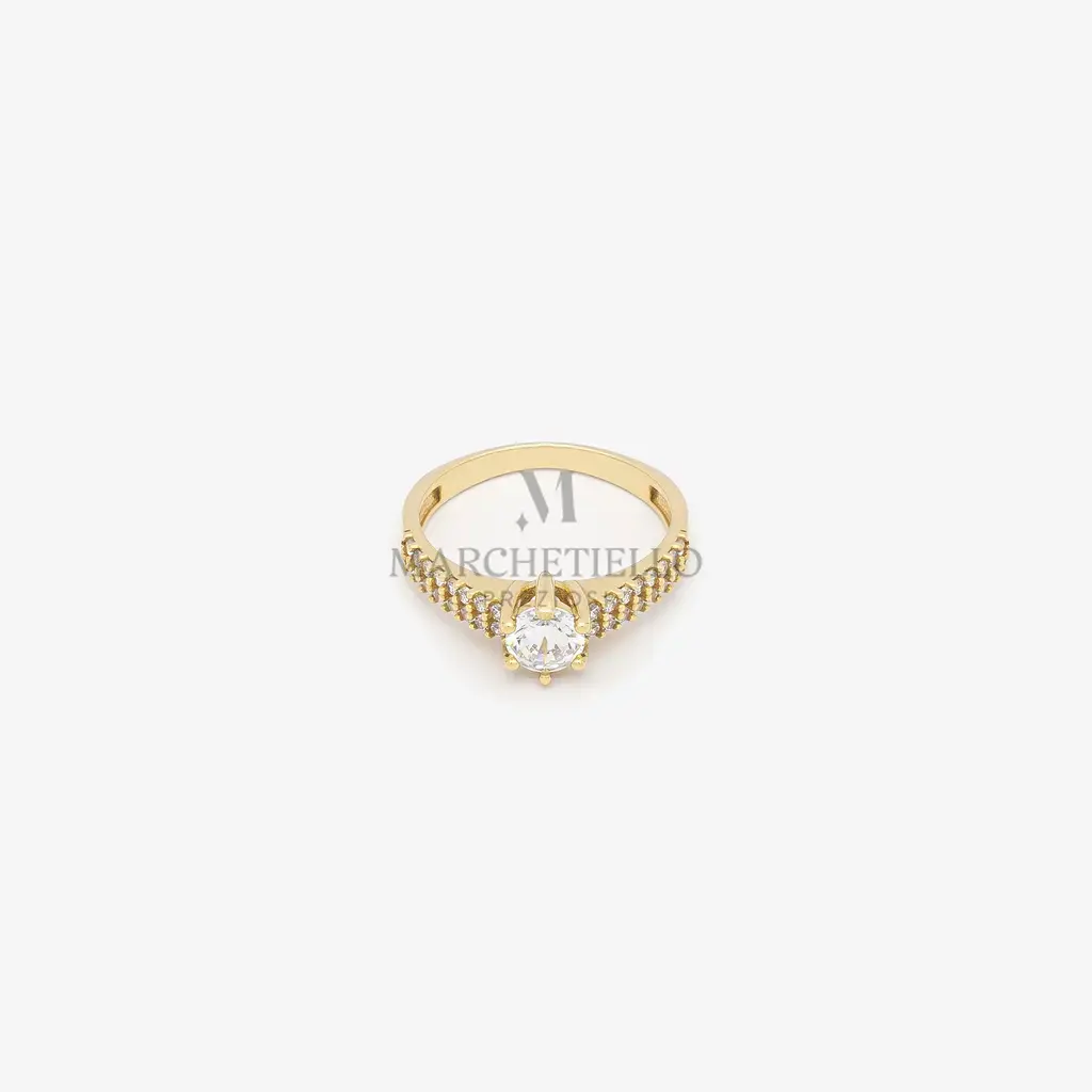 Anello donna solitario