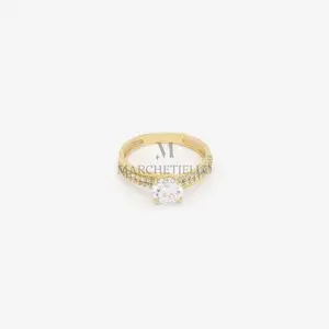 Anello donna solitario