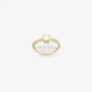 Anello donna solitario