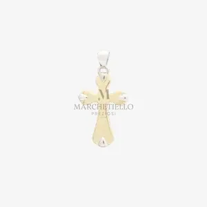 Croce maistrello punte rotonde bicolore