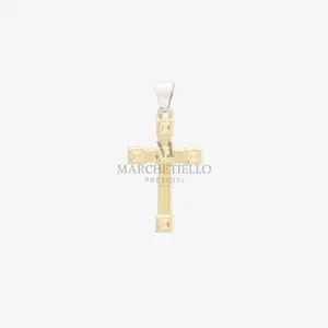 Croce maistrello punte quadrate bicolore