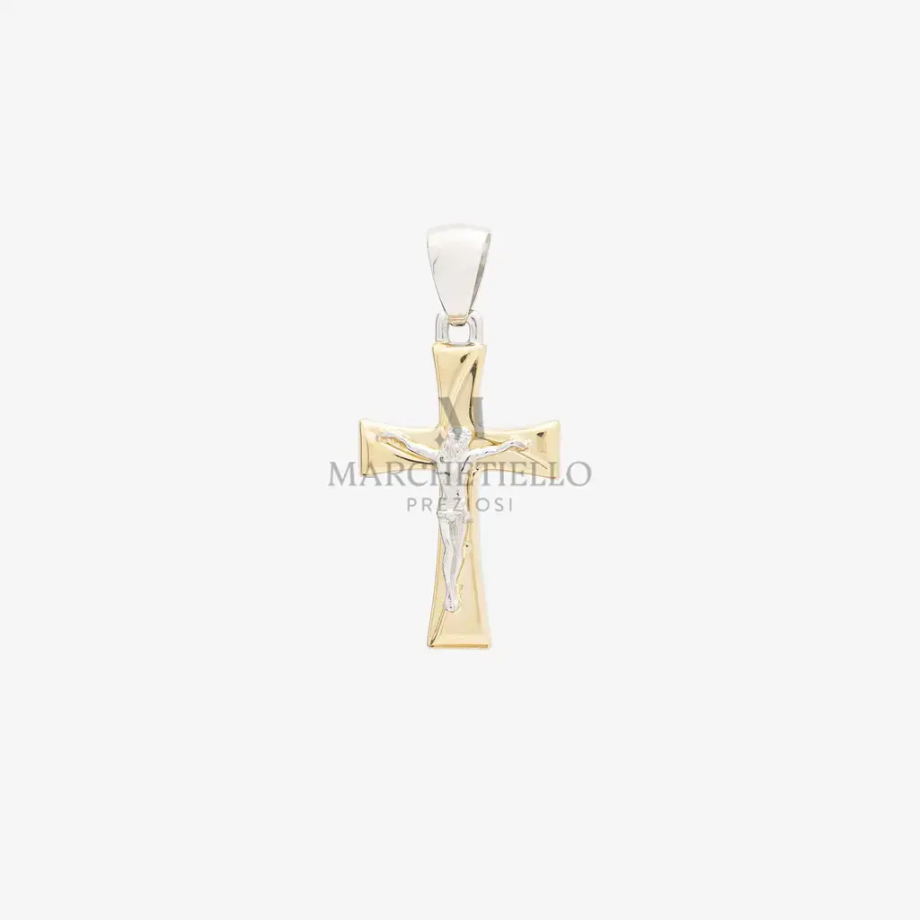 Croce maistrello con Cristo bicolore