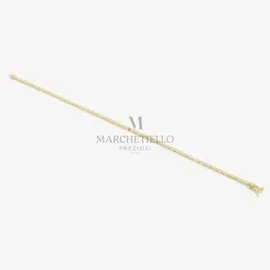 Tennis Classico base gialla pietre bianche
