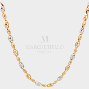Collana Bicolore maglie marine