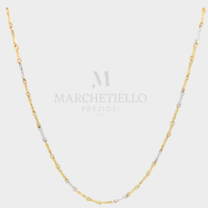 Collana Tubolare Bicolore