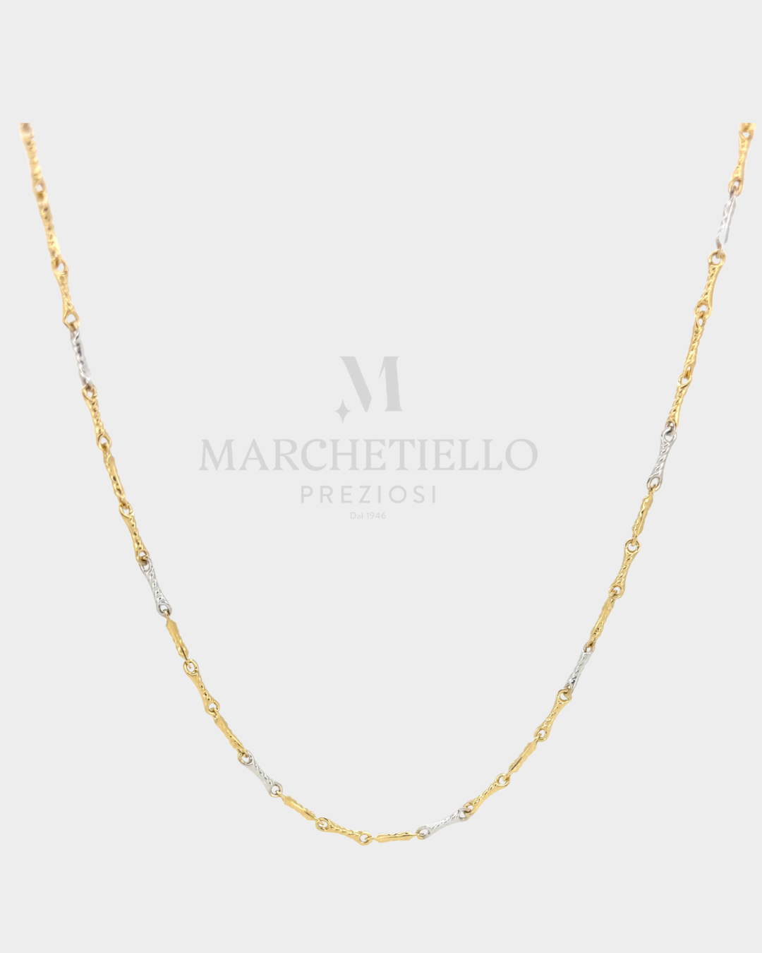 Collana Tubolare Bicolore