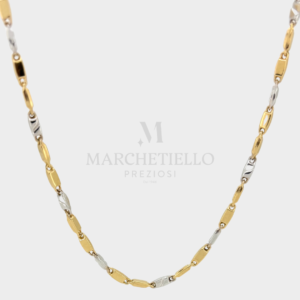 Collana Tubolare Bicolore