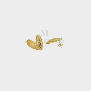 Orecchini cuore stilizzati puntinati
