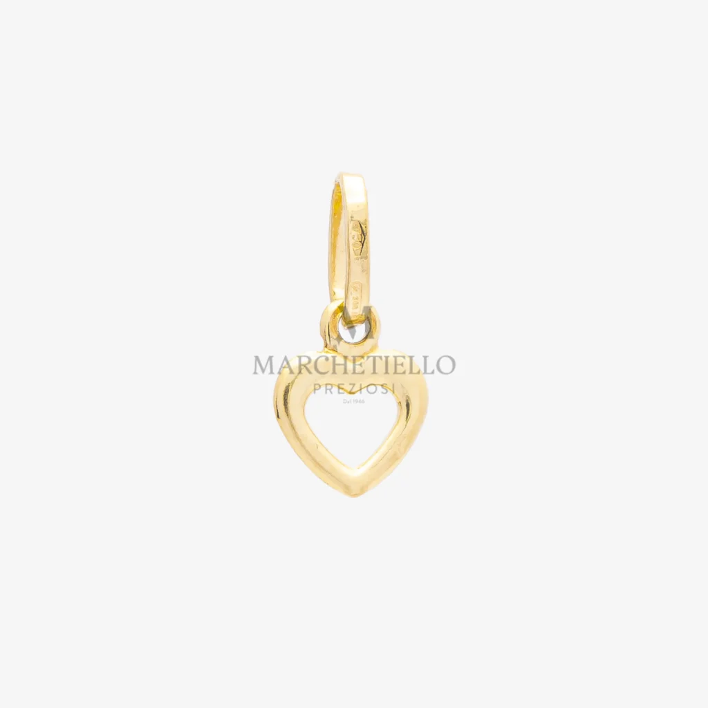 Ciondolo cuore contorno