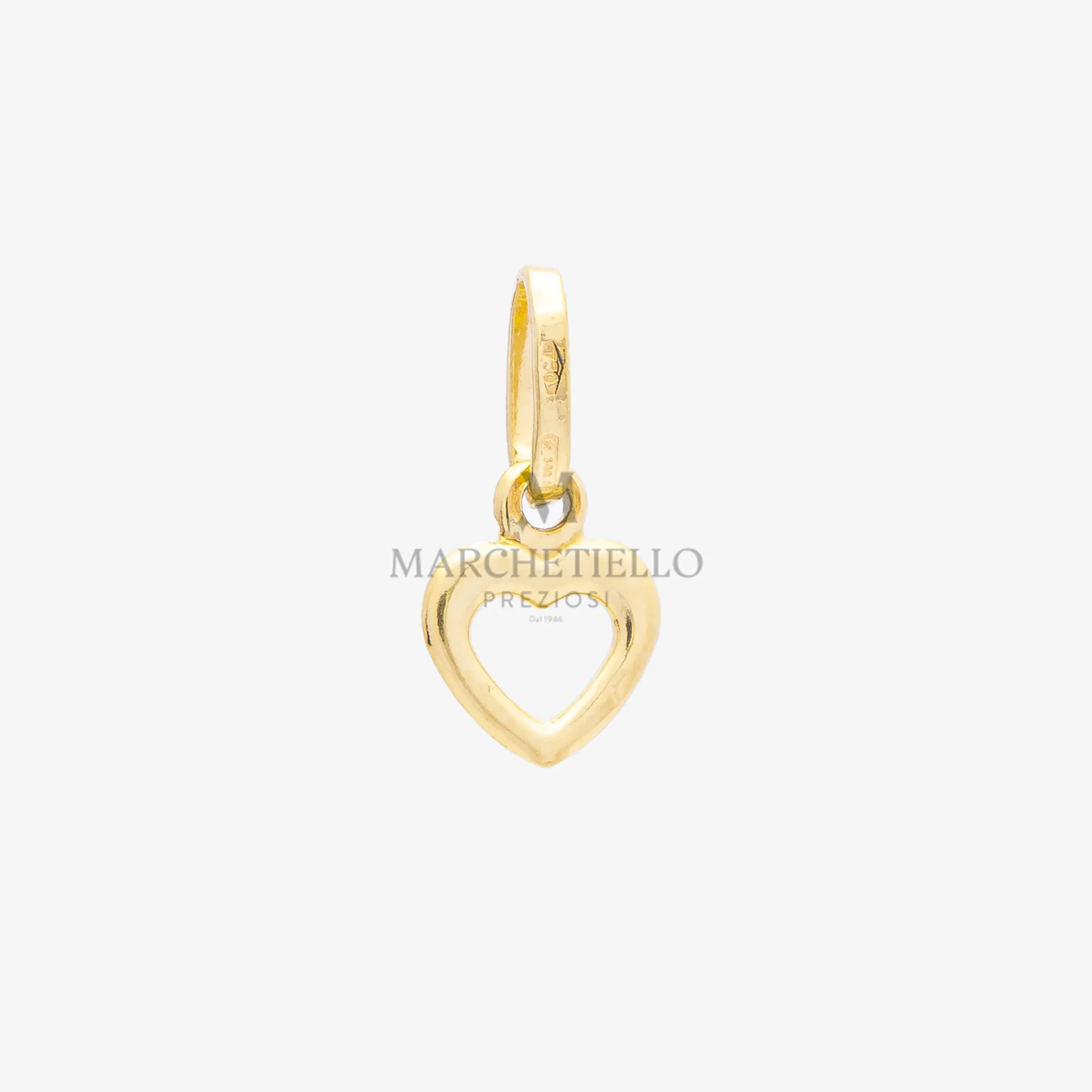 Ciondolo cuore contorno