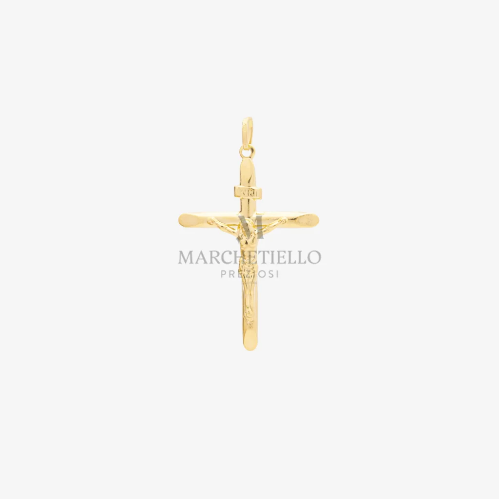 Croce punte smussate con Cristo