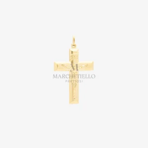 Croce lati quadrati con Cristo