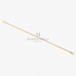 Tennis Classico base gialla pietre bianche