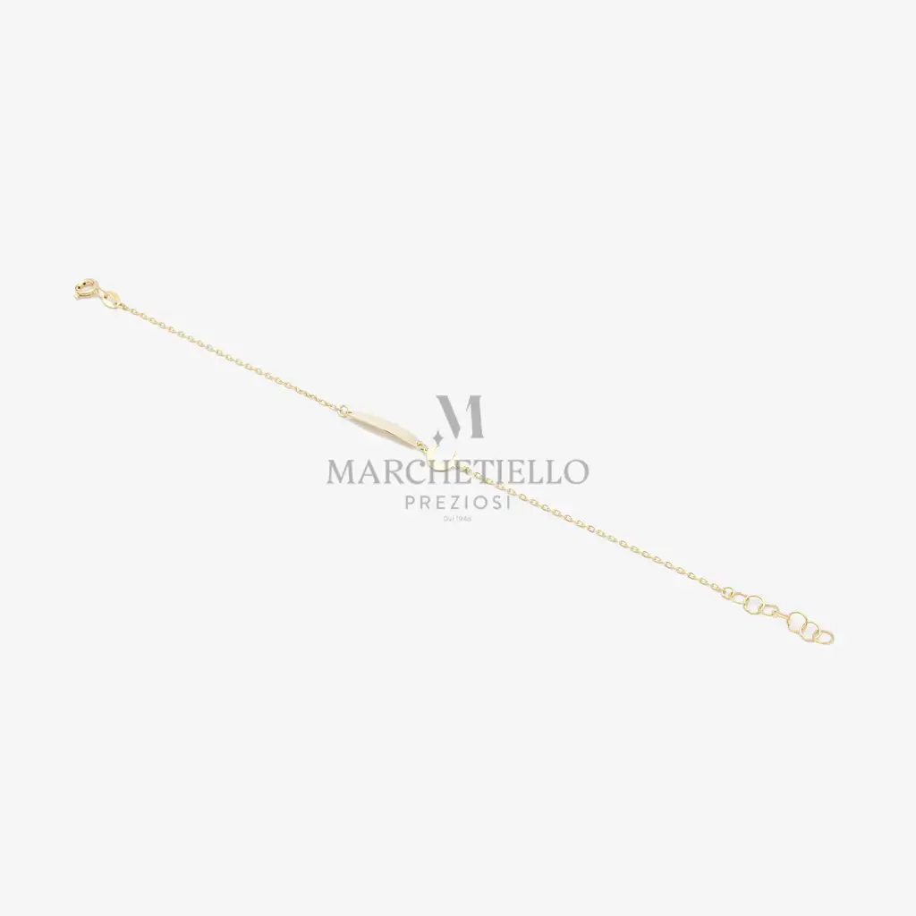 Bracciale targa con soggettino