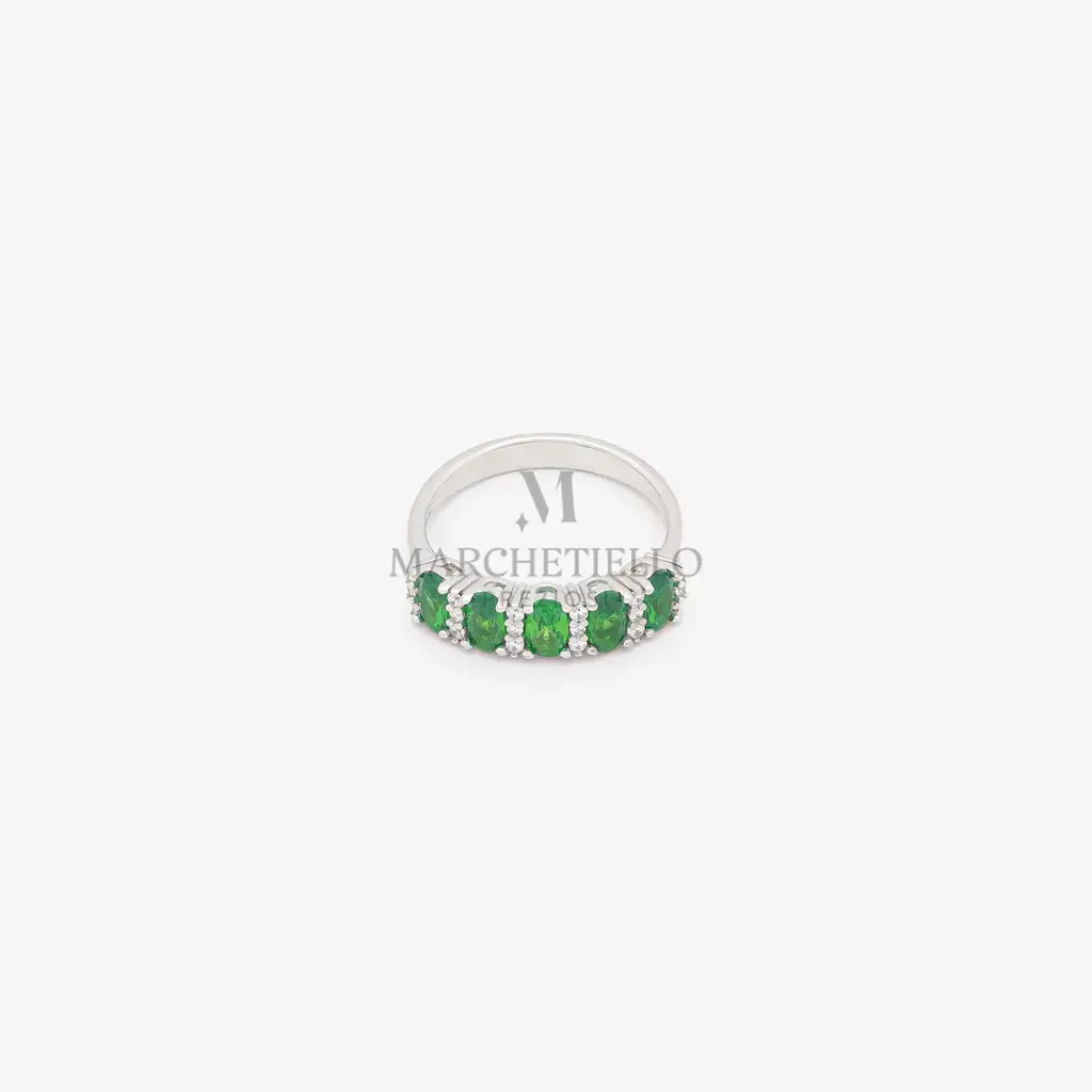 Anello donna veretta 5 pietre