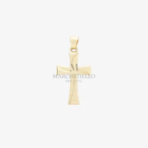 Croce maistrello oro giallo senza Cristo