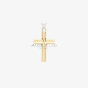Croce maistrello con incavi bicolore