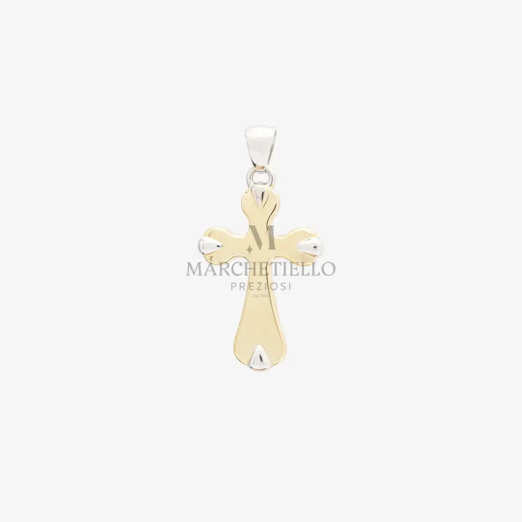 Croce maistrello punte rotonde bicolore