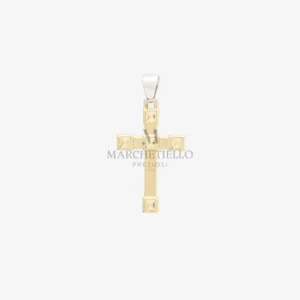 Croce maistrello punte quadrate bicolore