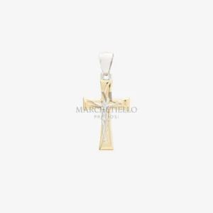 Croce maistrello con Cristo bicolore