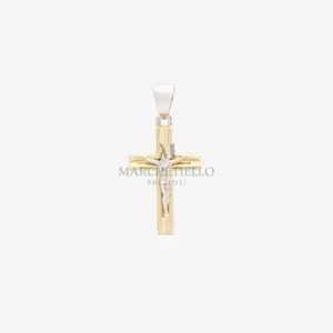 Croce maistrello con incavi bicolore